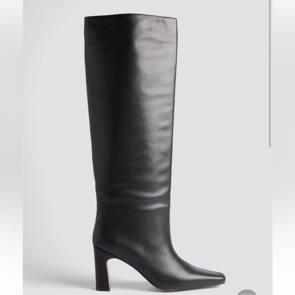 Sleek Black Over the Knee Women's Boots